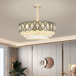Kristallen hanglamp moderne kanten plafondlamp armaturen