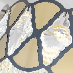 Kristallen hanglamp moderne kanten plafondlamp armaturen