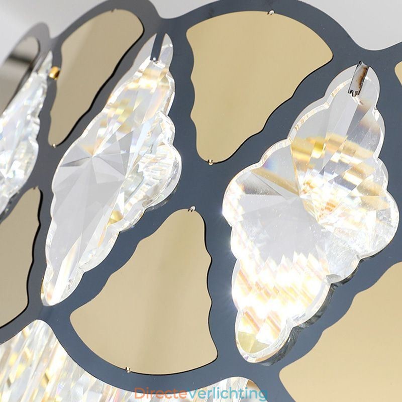 Kristallen hanglamp moderne kanten plafondlamp armaturen
