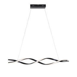 Moderne hanglamp Zwarte golfvormige hanglampen