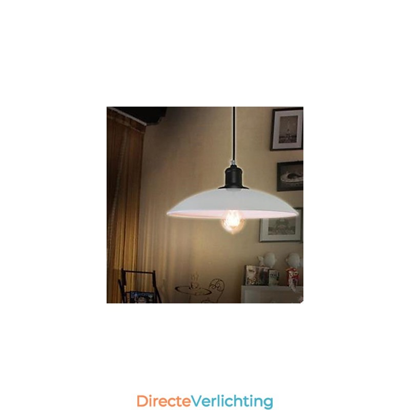 Gecontracteerde witte hanglamp Rustieke Lodge Traditionele klassieke hanglamp