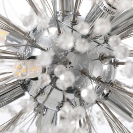 Vuurwerk kroonluchter 8 lampen paardenbloem hanglamp