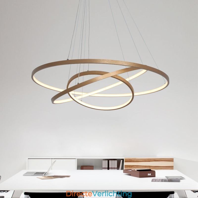 Hanglamp Moderne Kroonluchter Verlichting 3 Ringen Plafondlamp