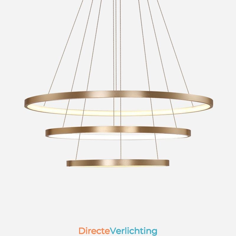 Hanglamp Moderne Kroonluchter Verlichting 3 Ringen Plafondlamp
