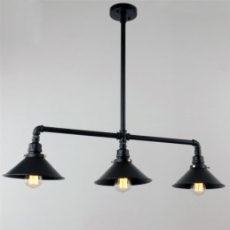 3 Licht Retro Industriële Vintage Waterpijp Hanglamp Kroonluchter Landelijke Rustieke Stijl