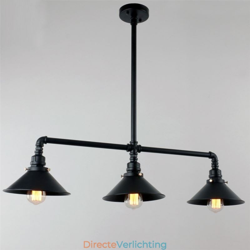3 Licht Retro Industriële Vintage Waterpijp Hanglamp Kroonluchter Landelijke Rustieke Stijl