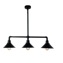 3 Licht Retro Industriële Vintage Waterpijp Hanglamp Kroonluchter Landelijke Rustieke Stijl