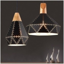 Industriële Retro Vintage Hanglamp Holle Lampenkap