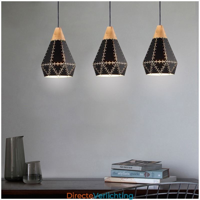 Industriële Retro Vintage Hanglamp Holle Lampenkap