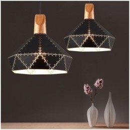Industriële Retro Vintage Hanglamp Holle Lampenkap