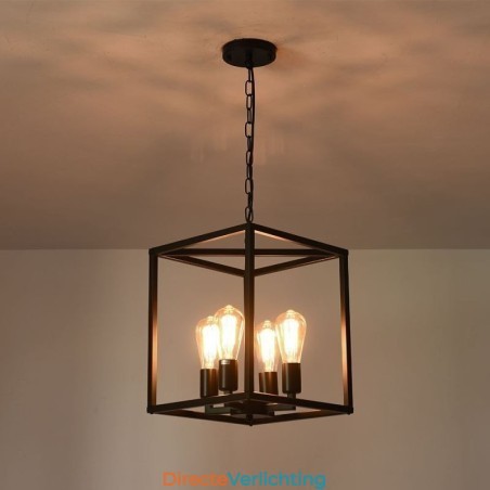 Moderne eenvoudige hanglamp ijzeren kooi hanglamp Moderne eenvoudige hanglamp ijzeren kooi hanglamp