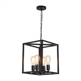 Moderne eenvoudige hanglamp ijzeren kooi hanglamp