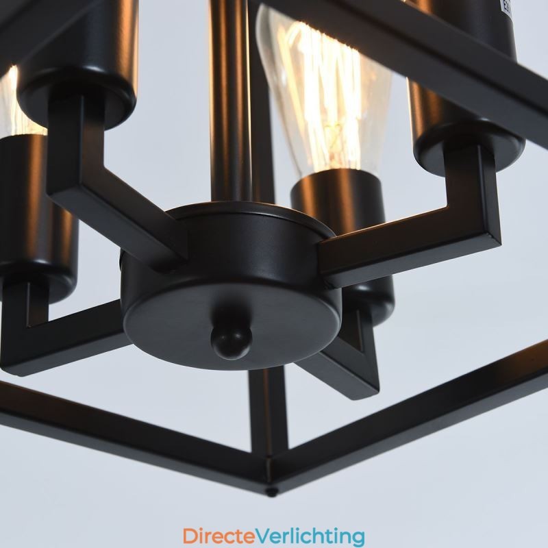 Moderne eenvoudige hanglamp ijzeren kooi hanglamp