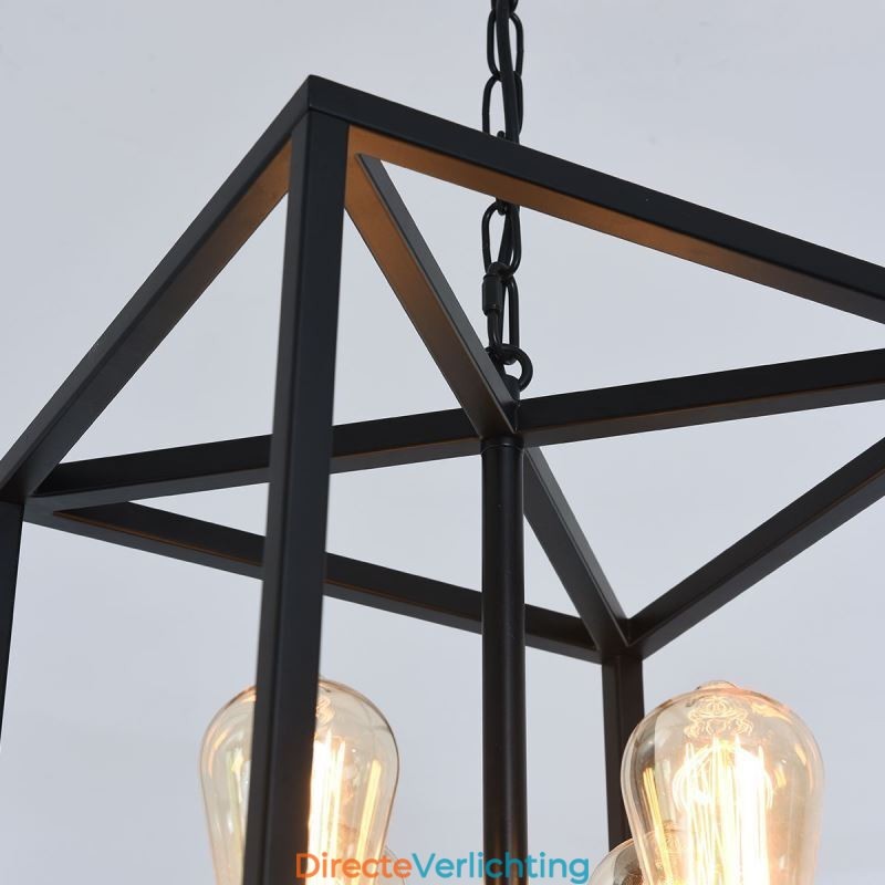 Moderne eenvoudige hanglamp ijzeren kooi hanglamp