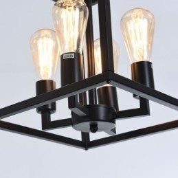 Moderne eenvoudige hanglamp ijzeren kooi hanglamp