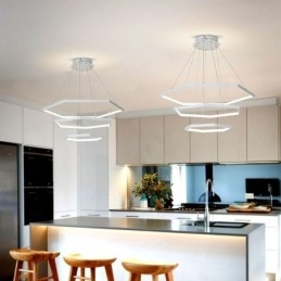 Moderne zeshoekige hanglamp hanglamp