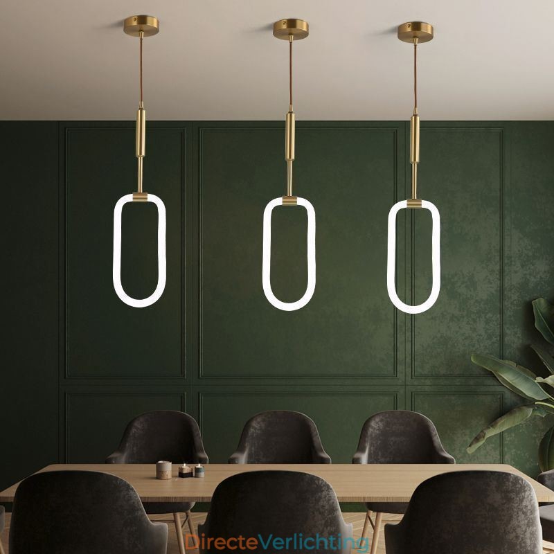 Moderne eenvoudige hanglamp van messing, plafondlamp