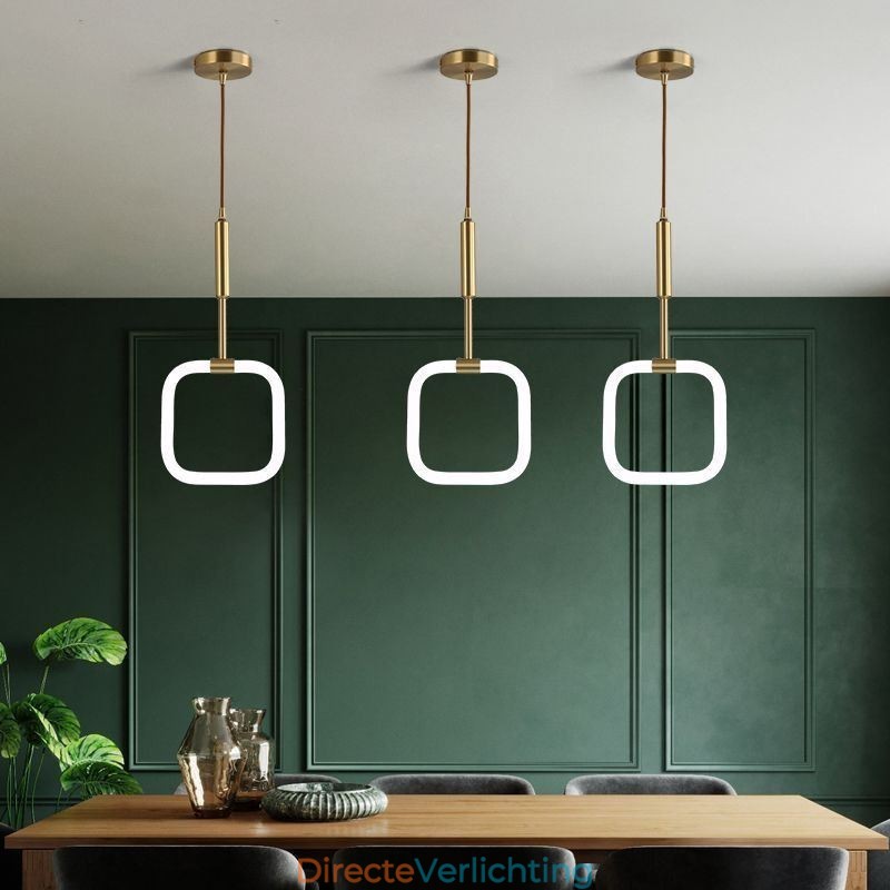 Moderne eenvoudige hanglamp van messing, plafondlamp