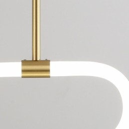 Moderne plafondlamp dimbaar acryl plafondlamp l