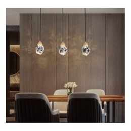 Mini Eenvoudige Kristallen Bollamp Hanglamp Plafondlamp