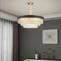 Moderne hanglamp Kristallen plafondlamp 9 12 16 lampen