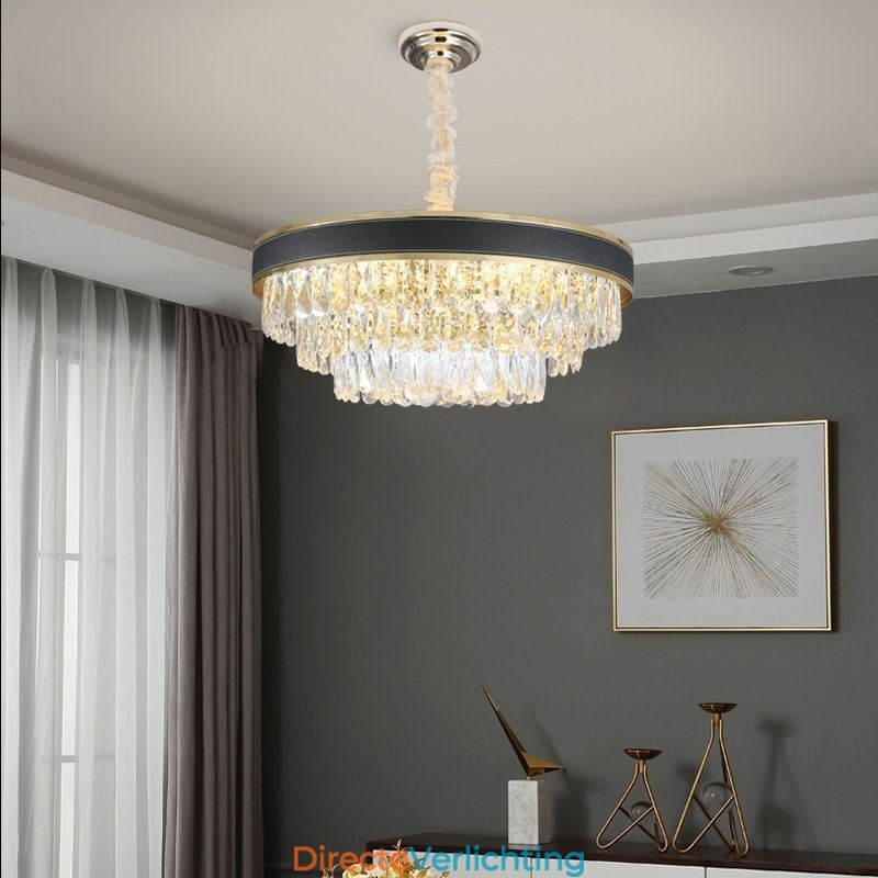 Moderne hanglamp Kristallen plafondlamp 9 12 16 lampen