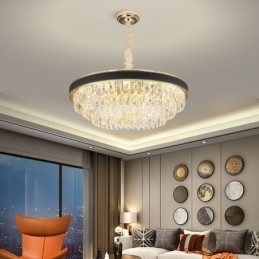 Moderne hanglamp Kristallen plafondlamp 9 12 16 lampen
