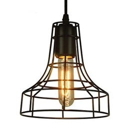 Vintage kroonluchter in Europese stijl voor zwarte hanglamp