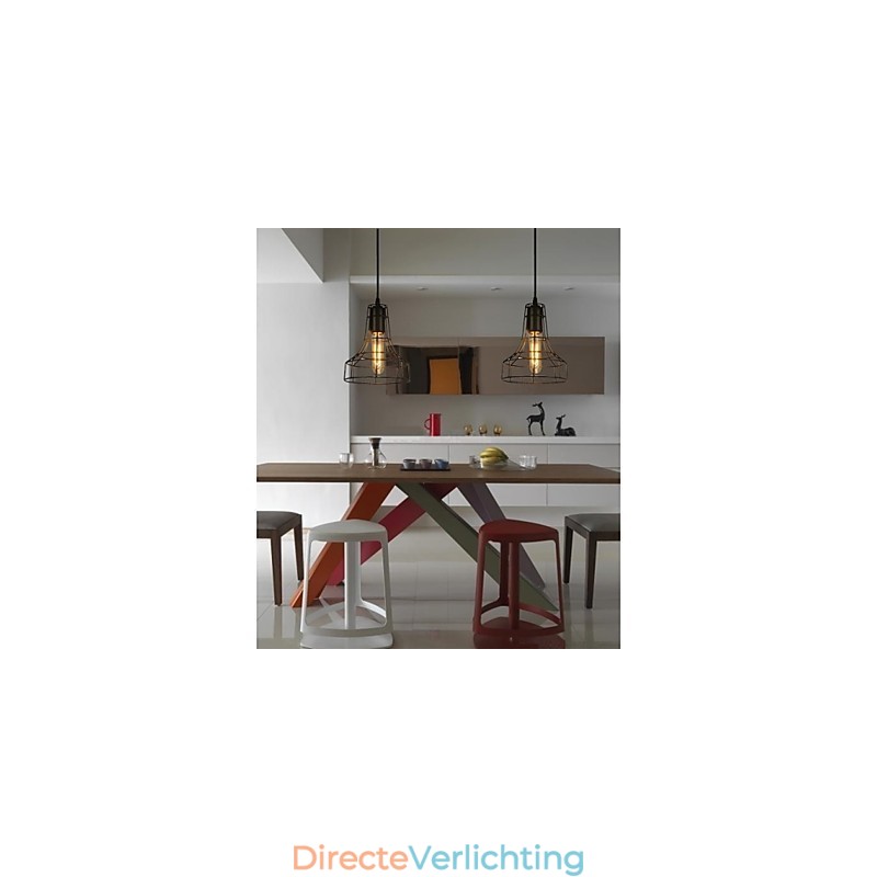 Vintage kroonluchter in Europese stijl voor zwarte hanglamp