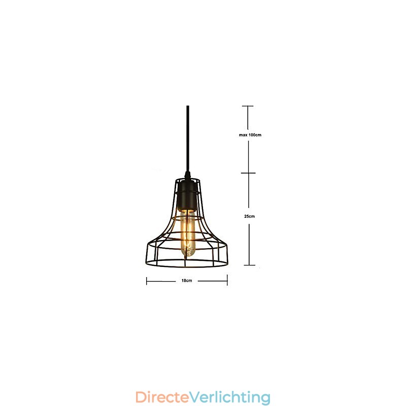 Vintage kroonluchter in Europese stijl voor zwarte hanglamp