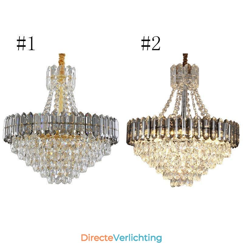 Kristallen hanglamp kegelvormige hangende verlichtingsarmatuur