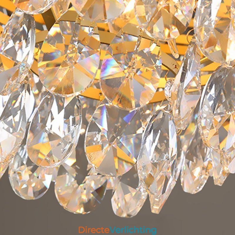 Kristallen hanglamp kegelvormige hangende verlichtingsarmatuur