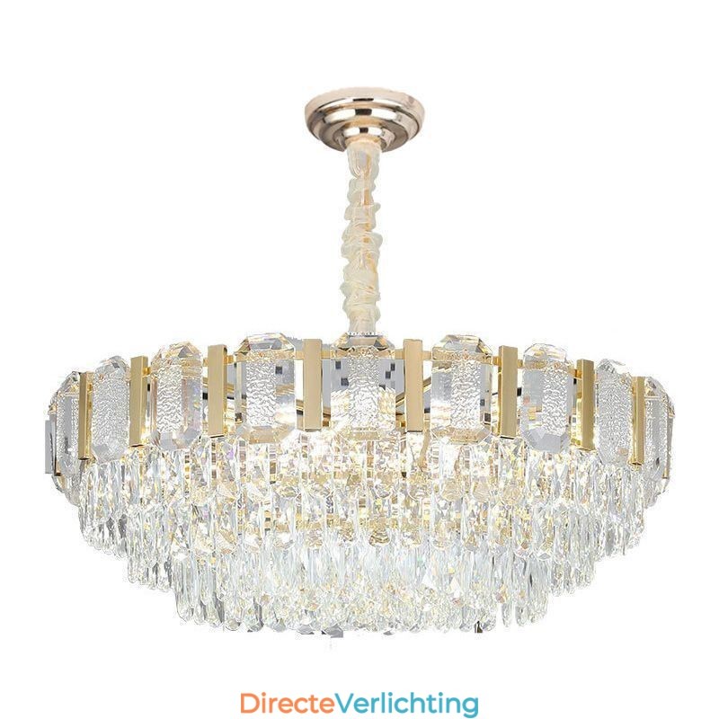 Kristallen hanglamp ronde plafondlamp