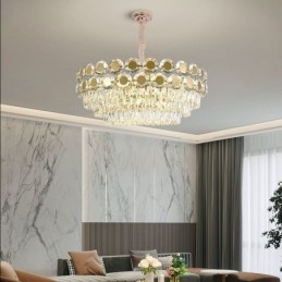 Moderne kristallen hanglamp plafondverlichtingsarmatuur