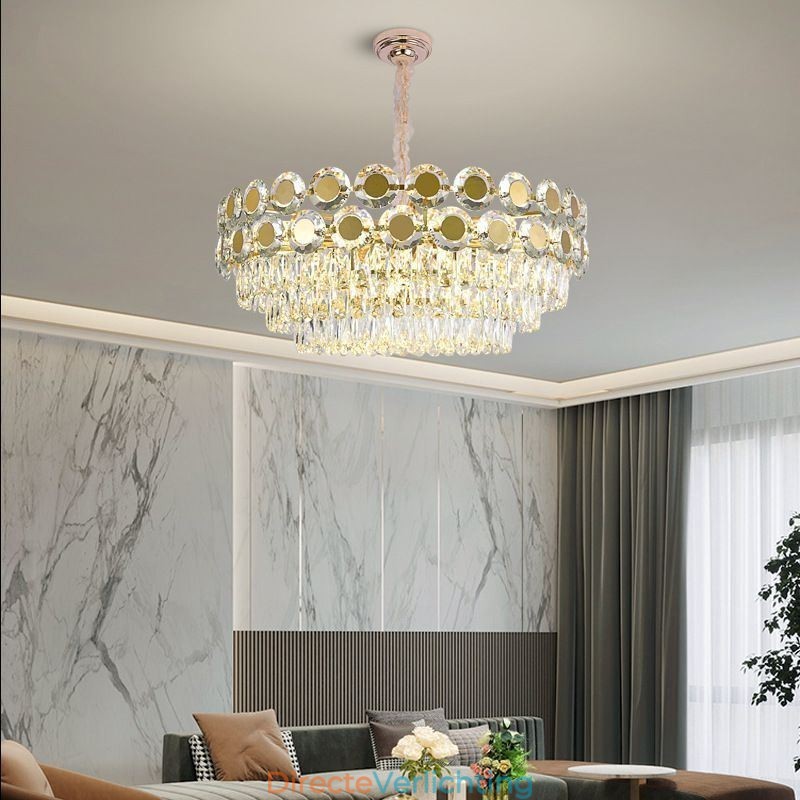 Moderne kristallen hanglamp plafondverlichtingsarmatuur