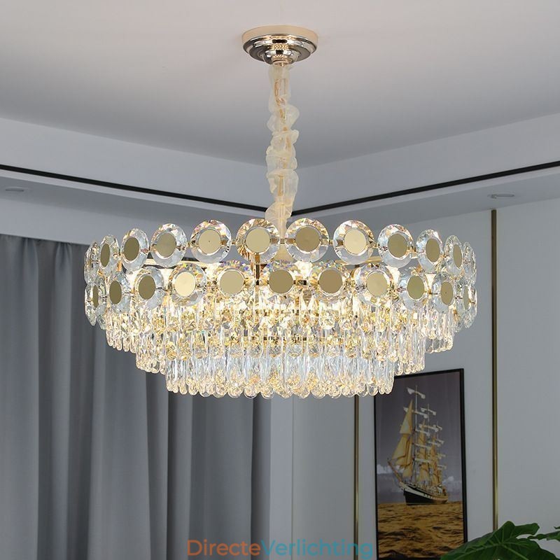Moderne kristallen hanglamp plafondverlichtingsarmatuur