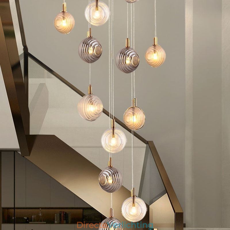 Glazen hanglamp creatieve decoratieve glazen bol loft