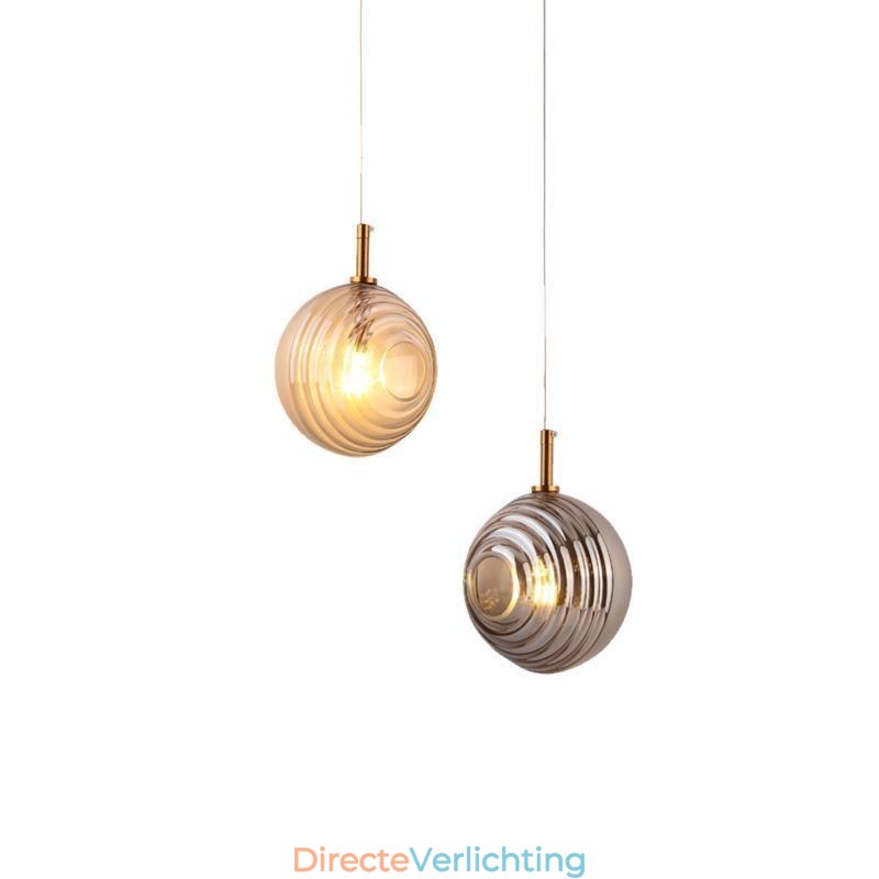 Glazen hanglamp creatieve decoratieve glazen bol loft