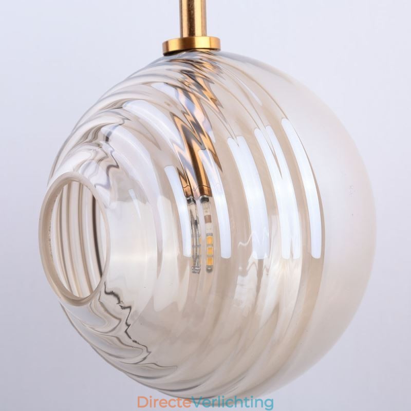 Glazen hanglamp creatieve decoratieve glazen bol loft