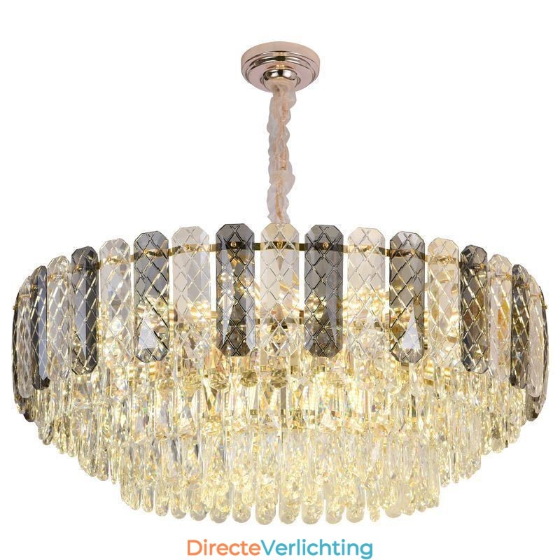 Europese hanglamp kristal ronde plafondlamp