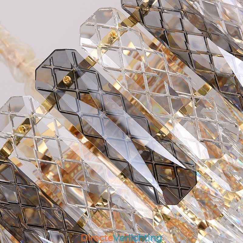 Europese hanglamp kristal ronde plafondlamp