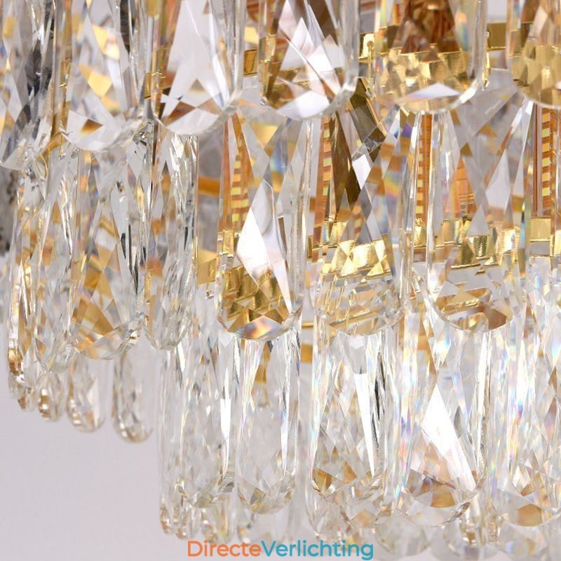 Europese hanglamp kristal ronde plafondlamp
