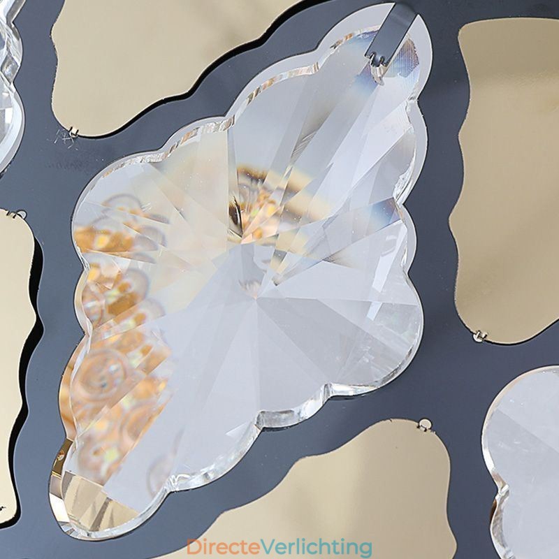 Kristallen hanglamp moderne kanten plafondlamp armaturen