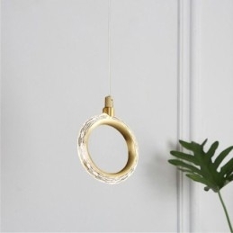 Hanglamp Acryl Ringlamp met Spot