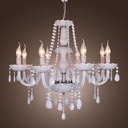 Rustieke Lodge Crystal Electroplated Kristallen Kroonluchter