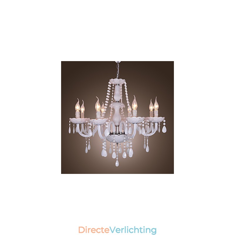 Rustieke Lodge Crystal Electroplated Kristallen Kroonluchter