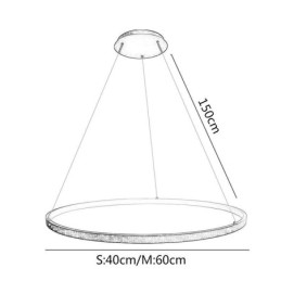 Hanglamp Acryl Cirkel Hanglamp