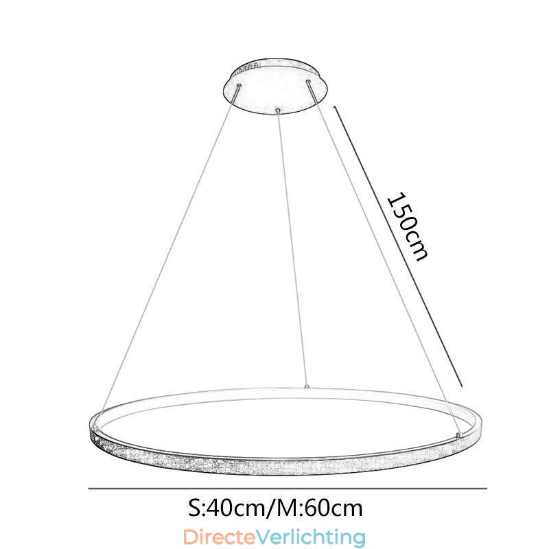 Hanglamp Acryl Cirkel Hanglamp