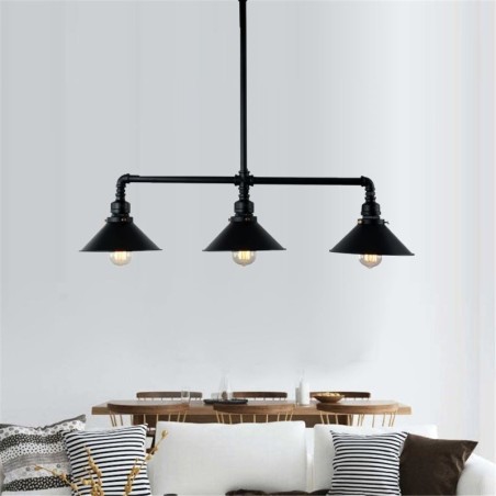 3 Licht Retro Industriële Vintage Waterpijp Hanglamp Kroonluchter Landelijke Rustieke Stijl 3 Licht Retro Industriële Vintage Waterpijp Hanglamp Kroonluchter Landelijke Rustieke Stijl