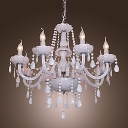Rustieke Lodge Crystal Electroplated Kristallen Kroonluchter